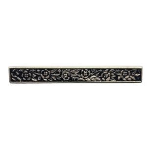 Vintage MFA Museum of Fine Arts Sterling Silver Flower Bar Brooch Pin